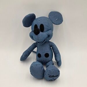 Disney AE America Eagle Mickey Mouse Plush Denim Blue Stuffies‎ Toy Special
